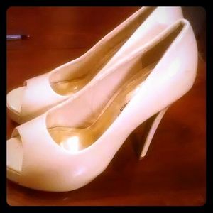 Cream colored heels